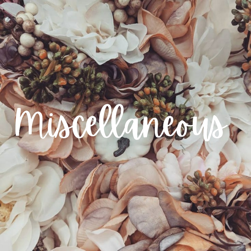 Miscellaneous